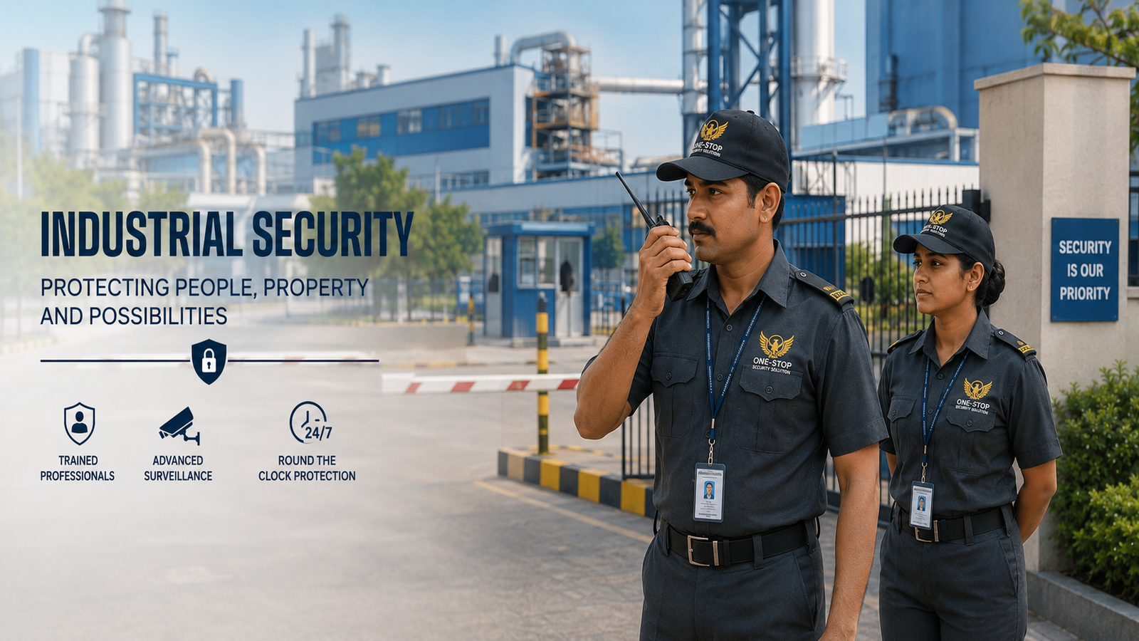 Trained security guard services